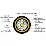 1Km Adss GYFTCY Fiber Optic Ethernet Cable For Telecommunications