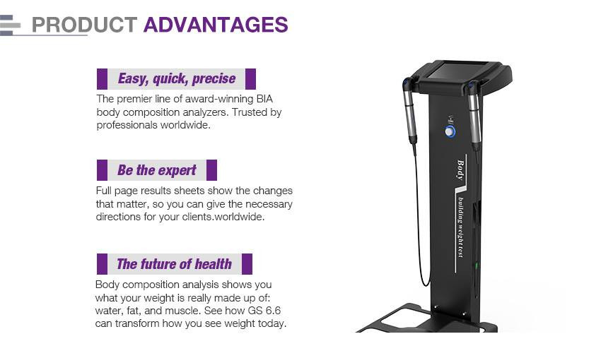 BIA Body Fat Analyser 200Kg Digital Weighing Scale With Height Measurement