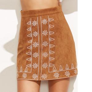 Quality 2017 Customize design pencil high waisted skirts for ladies wholesale