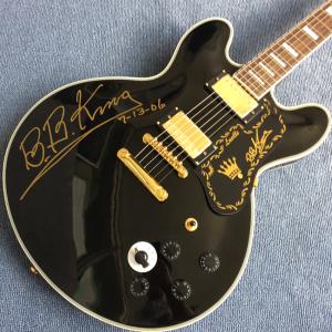 Quality Hollow Body Jazz Electric Guitar in Black wholesale