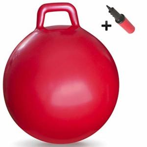 Quality Anti Slip Kids Jumping Ball Toy Bouncing Ball With Handle Light Weight 50cm wholesale