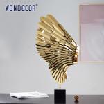Abstract Metal Art Decoration Angel Wings Stainless Steel Sculpture