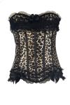Sexy Striped lepard spot Corset