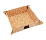 Eco-Friendly Vegan 8'' Natural Cork Tray for Jewelry, Key Phone, Coin Box