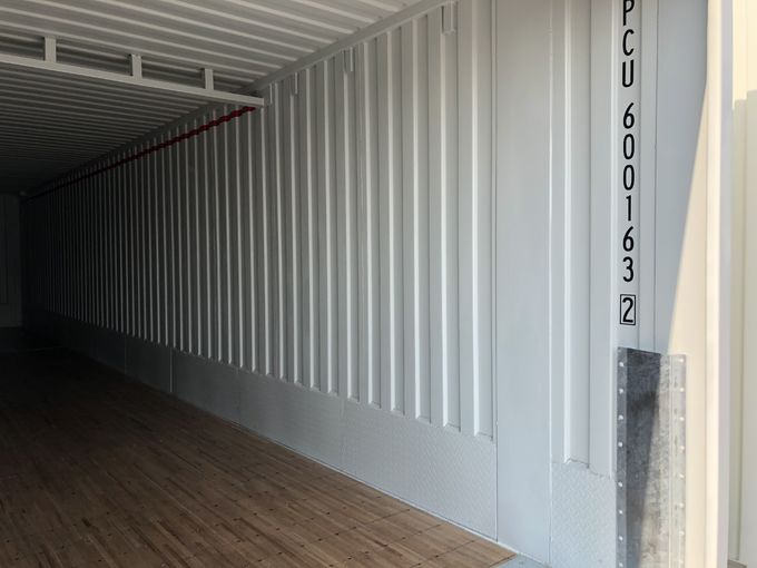 Length 13716MM Cargo Shipping Container 45ft High Cube Roll Up Door Industrial