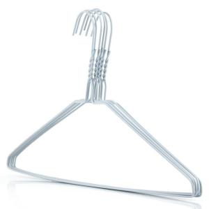 Quality Powder Coated 18 Inch Notched Laundry Wire Hanger wholesale