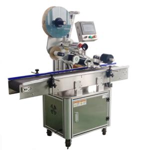 Quality Industrial Plane Automatic Flat Labeling Machine 1kw Power For Food Cosmetics wholesale