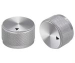 Silver Aluminum Alloy Potentiometer Control Knob Volume Audio Electric Guitar