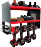 Powder Coated Carbon Steel Wall Master Garage Storage Tool Organizer for