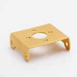 Waterproof AL5052 Stainless Steel Stamping Parts With Painting Gold Surface