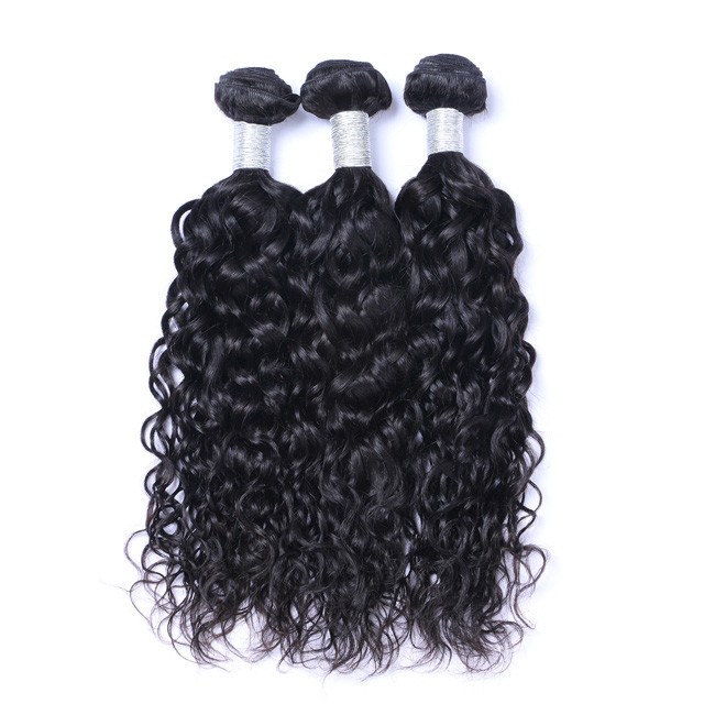 12inch-26inch Water Wave Cambodian Curly Bundles Double Weft Hair Extensions