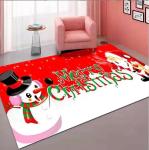Cartoon Merry Christmas Patterns Living Room Floor Carpets