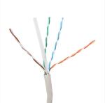 Indoor 4 Pairs CCA Conductor Cat 6 UTP Cable Pull Box Al Foil Shiled