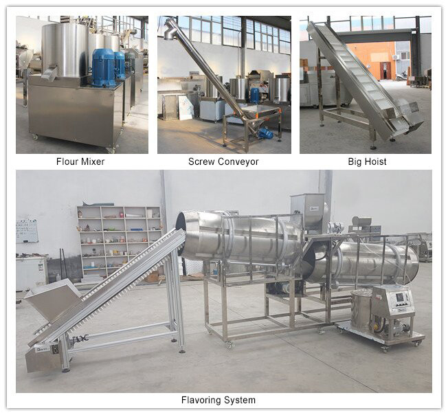 38CrMoAl Twin Screw 2500kg/H Cat Food Extrusion Line