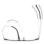 Al Mg Pure Titanium Eyeglasses Adults flexible Removable Screw
