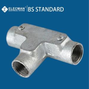 Quality Galvanized BS4568 20mm-25mm Inspection Tee 90 Degree Type wholesale