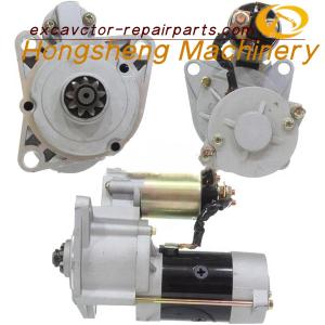 Quality WM002T64272 Excavator Starter Motor 24 Volt 9T 3.2KW Carter E307 E70B 4D31 4D32 wholesale