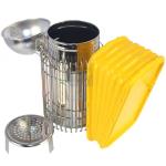 Stainless Steel European Style Size M Bee Hive Smoker