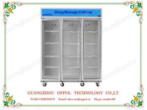 Quality OP-1001 Customized Size Air Cooling Vertical Display Freezer For Drug Storage wholesale