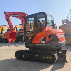 Quality Original Brand Doosan Used DX60 Mini Excavator 6Ton Crawler Digger For Construction wholesale