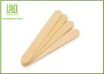 Biodegradable Small Wooden Spatula , Rhombus Shape Hair Removal Spatula