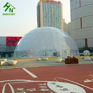 Quality PVC Glass Door Geodesic Insulated Dome Tent Fire Proof Durable Shelter wholesale