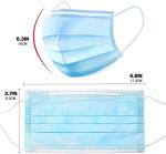 Medical 3 Ply Disposable Face Mask Protective Respirator FDA CE ISO Approved