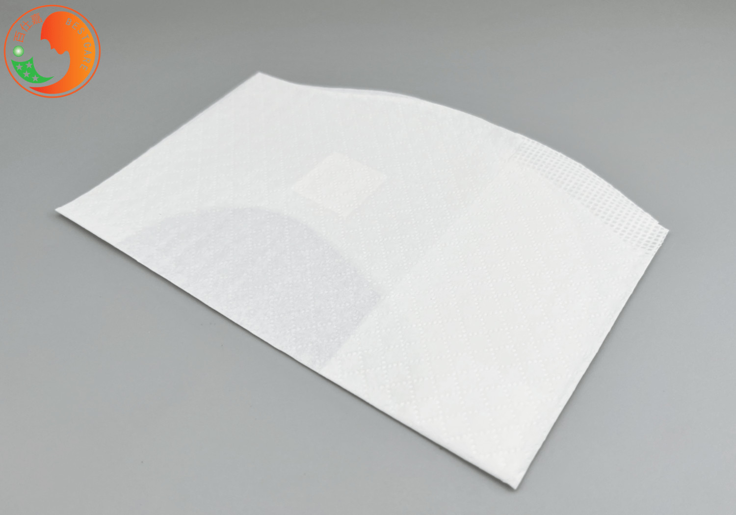 White Disposable Baby Bibs With Pouch Biodegradable100% Pure Cotton Messy Free OEM ODM