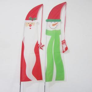 Quality Christmas Bali Flag Santa Claus and snowman wholesale