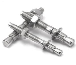 Quality 304 Stainless Steel Wedge Anchors Zinc Plate Surface With Compact Structure wholesale