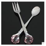 New creative promotion gift product stainless steel fork+sppon wedding gift