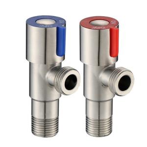 Quality Brushed Surface Stainless Steel Bathroom Angle Valve Logo And Color Can Be Customized Free Sample wholesale