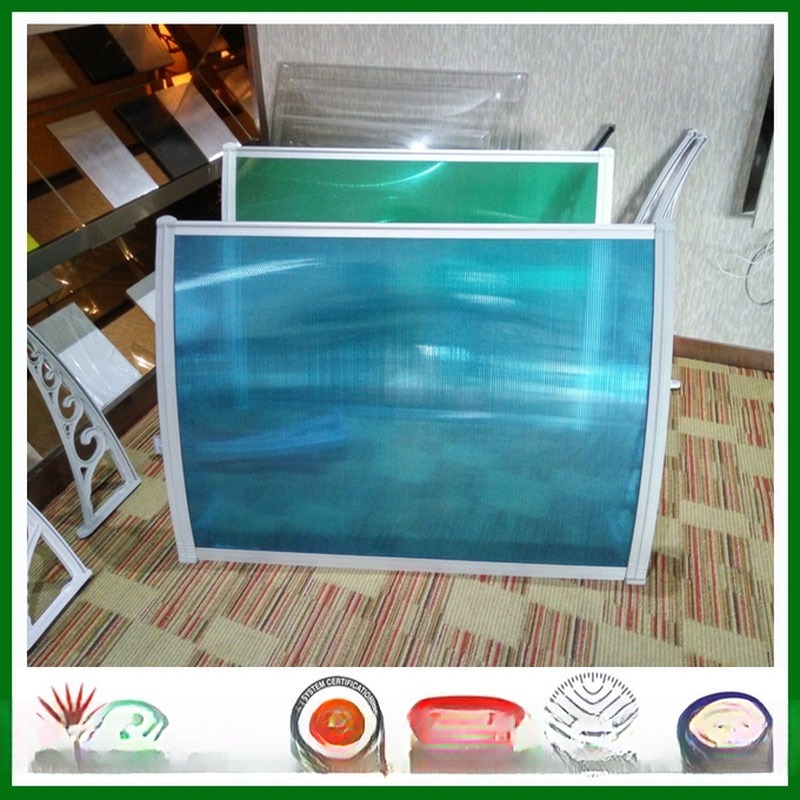 Chemical Pressure Treated PC Sheet Awning Canopy for Bus Station and Window Covering