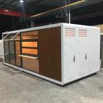 Prefab Popular Camping Pods Module Sandwich Panel Cabins Manufacturer Apple