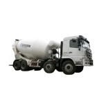Mobile Heavy-Duty Shancman 8X4 Chassis Concrete Mixer Truck on-Site Hydraulic