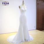 Women slim fit v neck alibaba lace sexy bridal mermaid dress patterns wedding