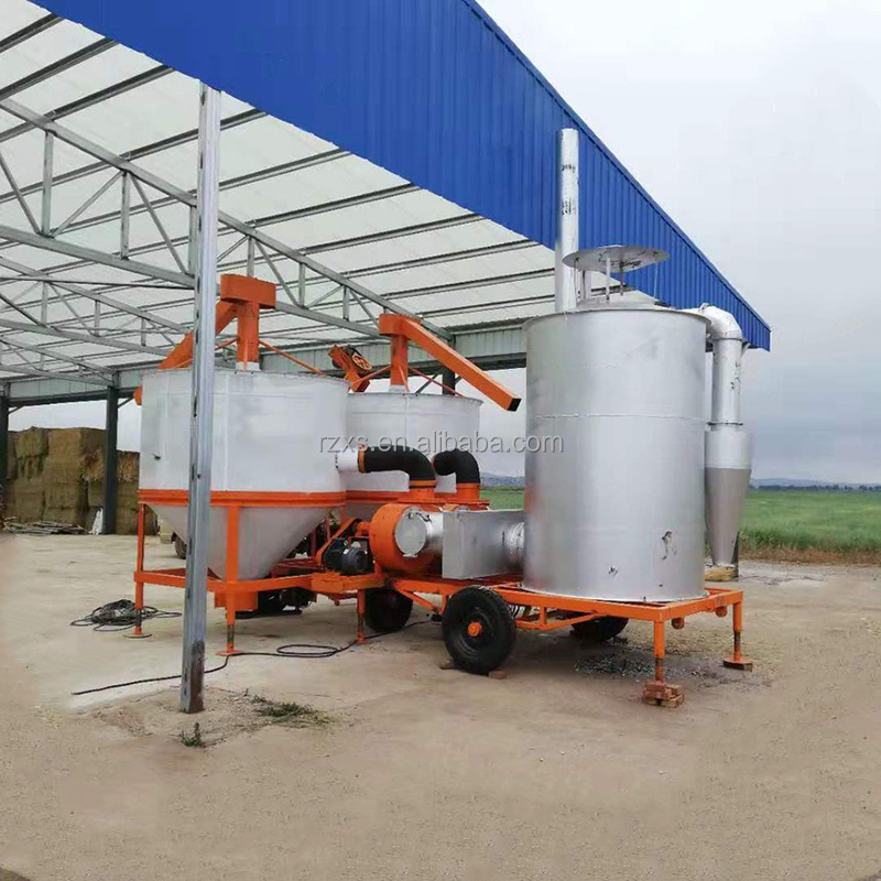 Mechanical Paddy Dryer Machine for Small Scale 5HGN-50B-4 Mini Mobile Rice Mill Plant