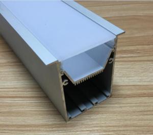 Quality 70X75mm Aluminium Led Strip Housing , Recessed Led Light Aluminium Profile wholesale