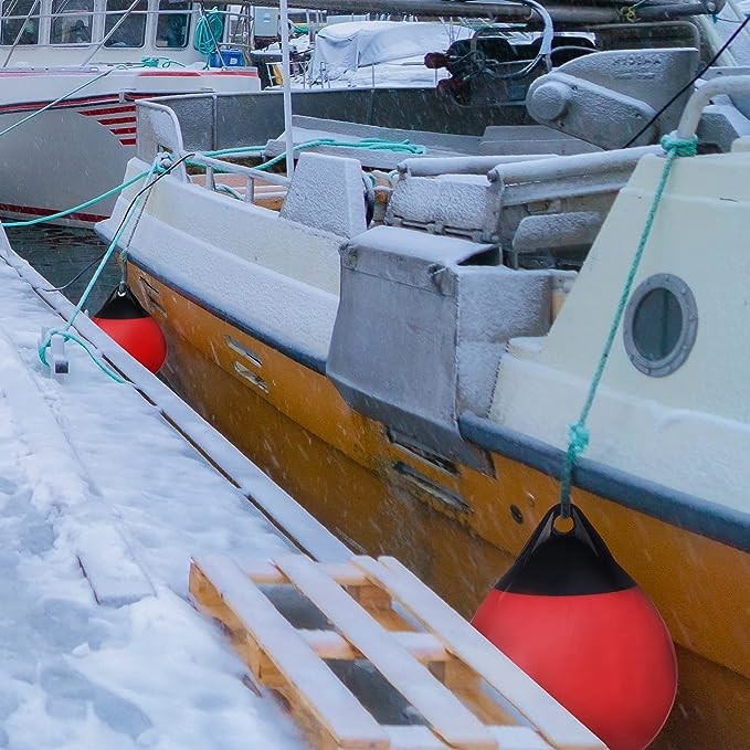 Boat Fenders Ball Round Anchor Buoy dock Bumper Ball Inflatable Vinyl Shield Protection Marine Mooring Buoys