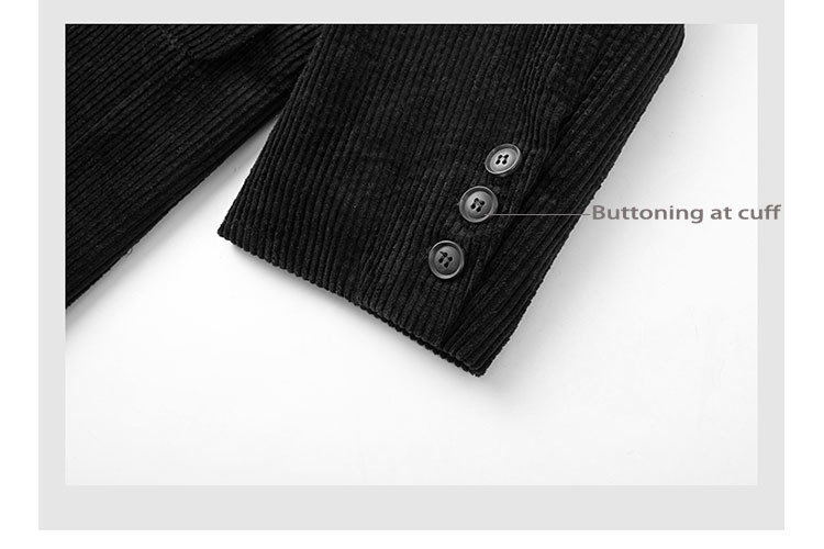 Corduroy 100% Cotton Women Polyester Leisure Suit Lining Quilted