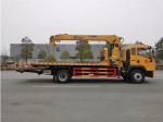 HOWO Wrecker Tow Truck 220hp , Sliding Platform Crane Recovery Truck