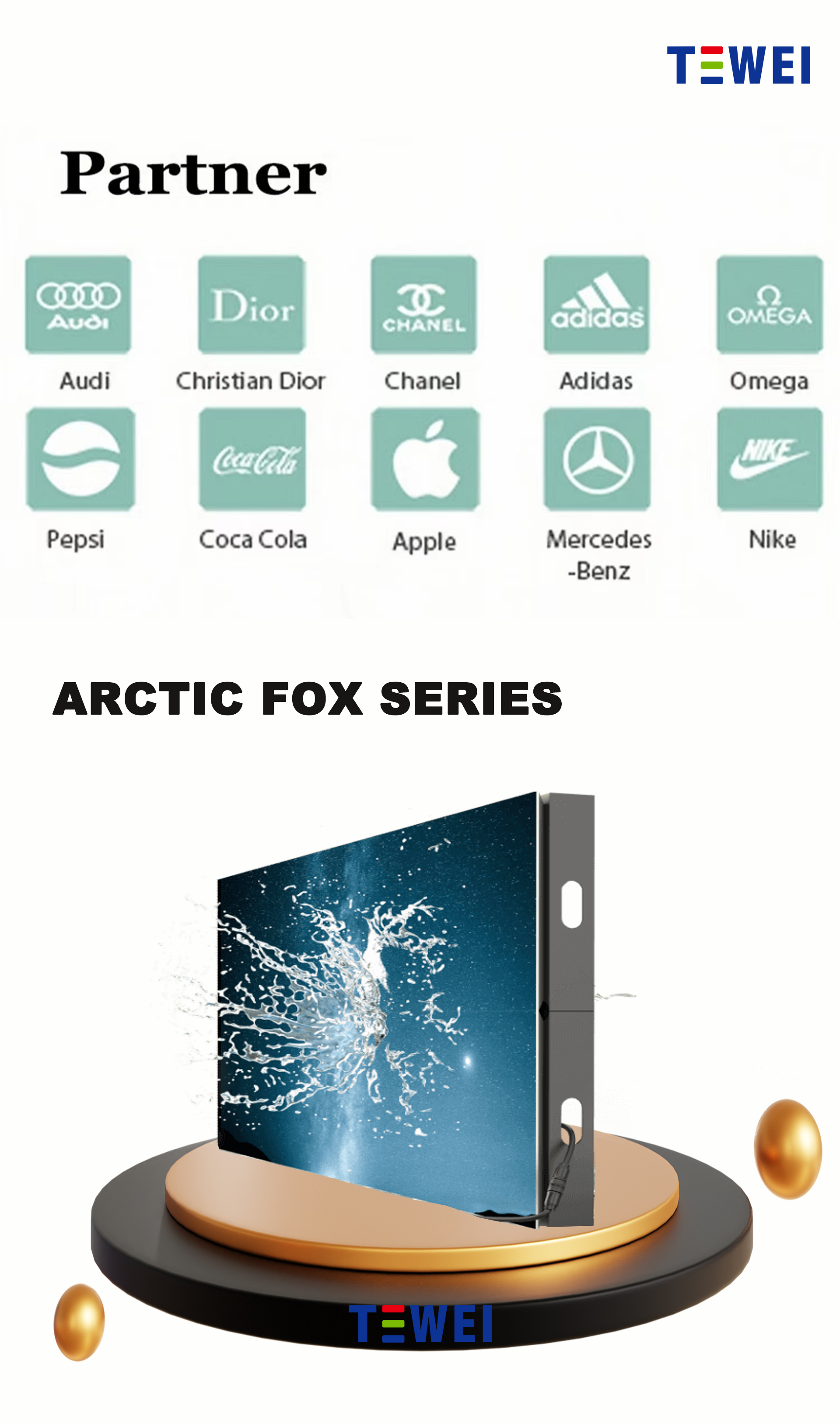 Waterproof IP67 960x960mm Outdoor Dip LED Display Wall Fixed P10 High Definition