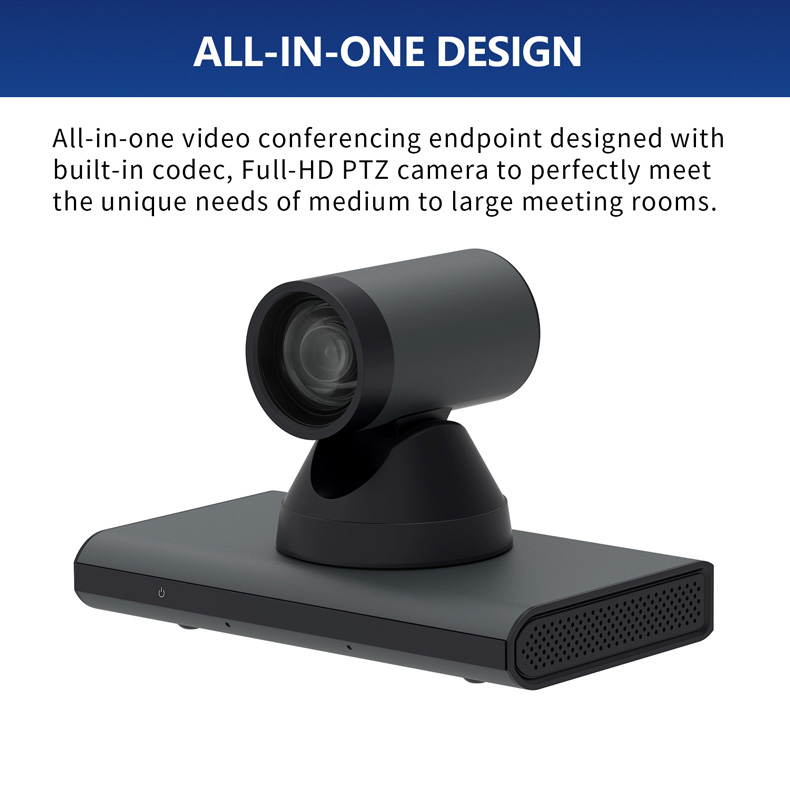 full HD 1080P wireless all in one video conference syste 12x optical zoom Android Video Conference Terminal