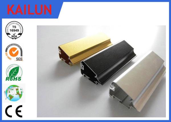 Aluminium Led Extrusion , Black Anodized Aluminium Advertising Frames ISO /