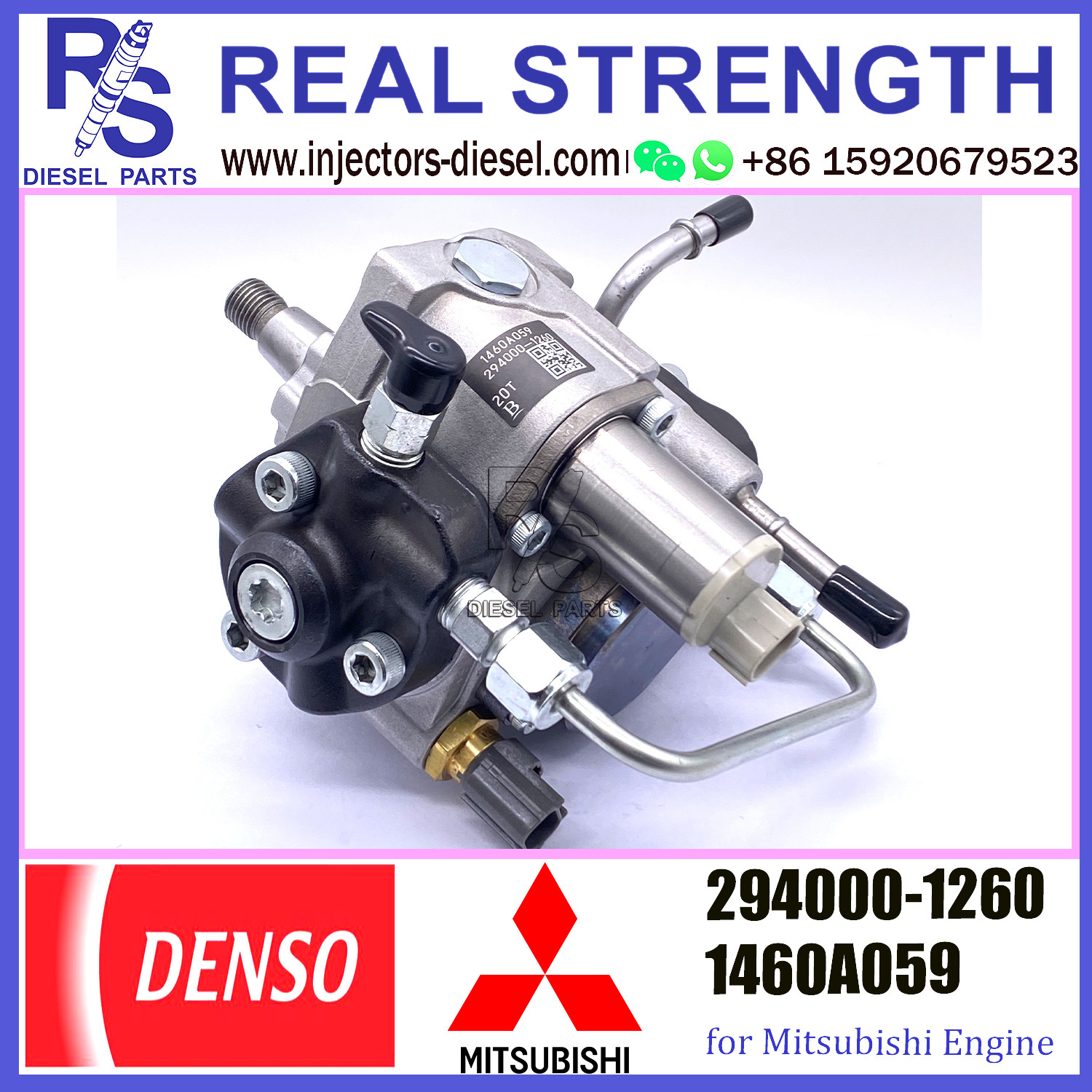 Common Rail Pump 294000-1260 for Mitsubishi engine DENSO pump 294000-1260 1460A059