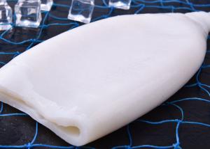 Quality squid tubes with EU standard IQF wing off chemical off white color no additives forzen squid rings wholesale