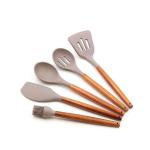 Nonstick Coated Kitchen Pot Shovel Silicone Cooking Utensils 828g