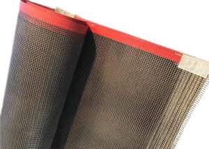 Quality Nomex Cloth PTFE Conveyor Belt Heat Tunnel Conveyor Belt Brown And Red wholesale