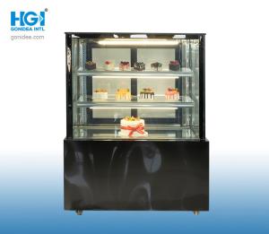China Hermetic Compressor Bakery Cake Display Showcase Refrigerator 260 Ltr 110V on sale