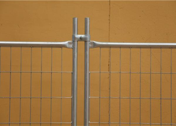 Hot Galvanized Steel Temporary Fencing Excellent Corrosion Resistance Neat